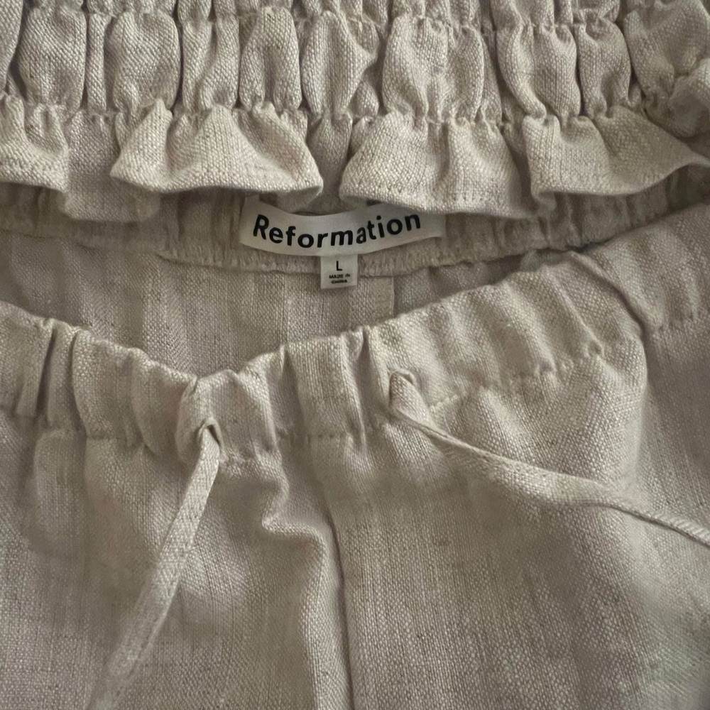 Reformation Linen Pants Set - Picture 7 of 15